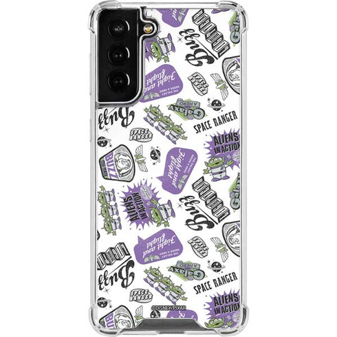 Disney Toy Story Aliens In Action Galaxy S22 Plus Clear Case