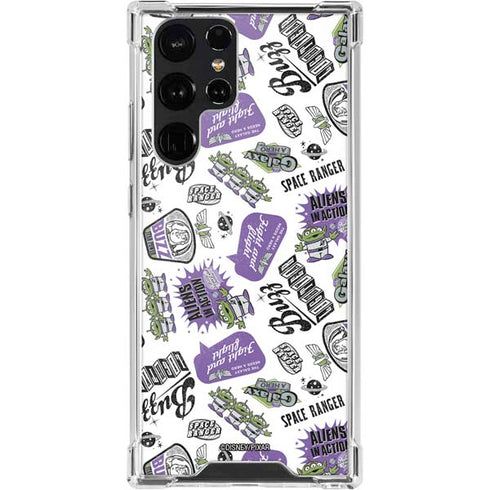 Disney Toy Story Aliens In Action Galaxy S22 Ultra Clear Case