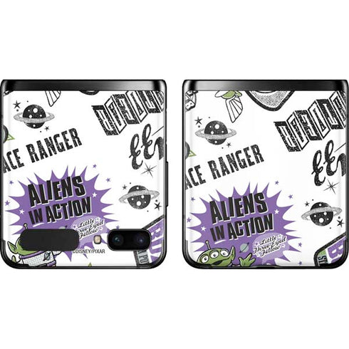 Disney Toy Story Aliens In Action Galaxy Z Flip Skin