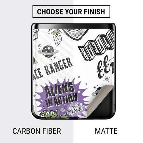 Disney Toy Story Aliens In Action Galaxy Z Flip Skin