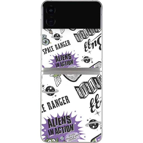 Disney Toy Story Aliens In Action Galaxy Z Flip3 5G Skin