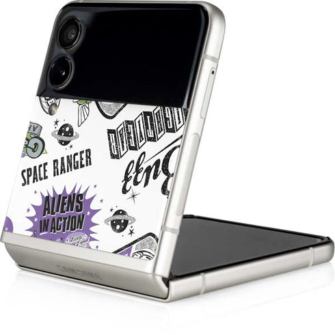 Disney Toy Story Aliens In Action Galaxy Z Flip4 5G Skin