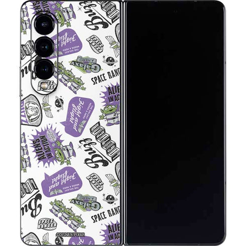 Disney Toy Story Aliens In Action Galaxy Z Fold4 5G Skin