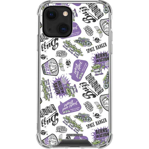 Disney Toy Story Aliens In Action iPhone 13 Mini Clear Case