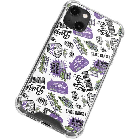 Disney Toy Story Aliens In Action iPhone 13 Mini Clear Case