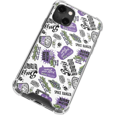 Disney Toy Story Aliens In Action iPhone 15 Plus Clear Case