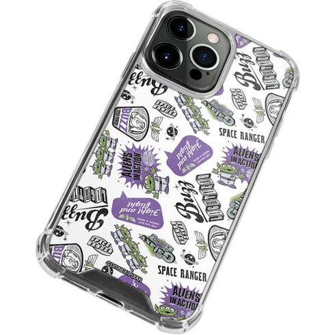 Disney Toy Story Aliens In Action iPhone 15 Pro Clear Case
