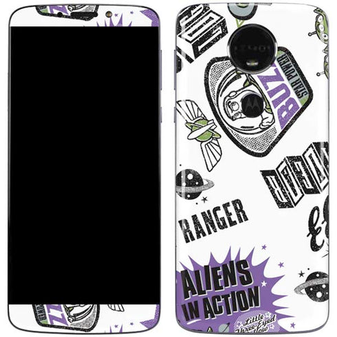 Disney Toy Story Aliens In Action Moto E5 Plus Skin