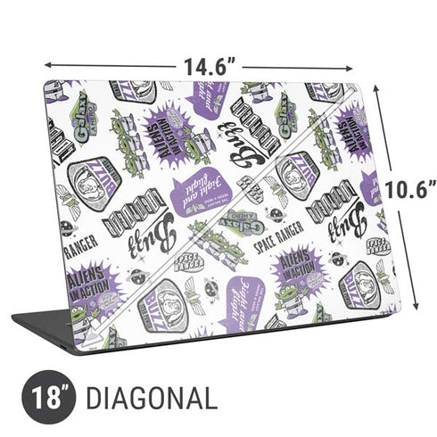 Disney Toy Story Aliens In Action Universal Laptop 18in (14.6 x 10.6in) Skin