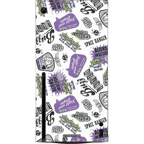 Disney Toy Story Aliens In Action Xbox Series X Console Skin