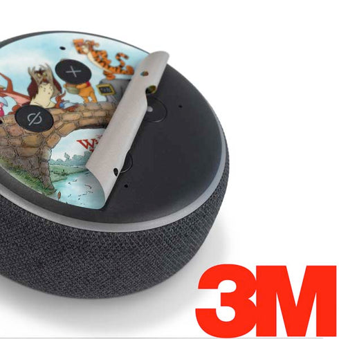 Disney Winnie the Pooh All Characters Amazon Echo Dot Skin