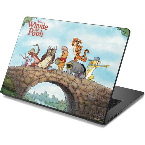 Disney Winnie the Pooh All Characters Dell Chromebook Skin