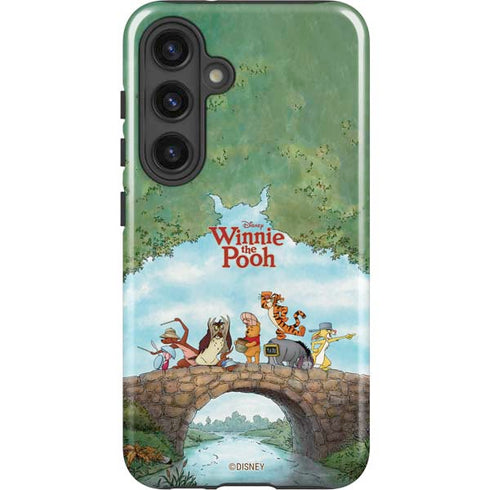 Disney Winnie the Pooh All Characters Galaxy S24 Plus Impact Case