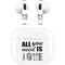 All You Need Is Love BW Apple AirPods (3rd Gen 2021) Skin