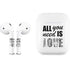 All You Need Is Love BW Apple AirPods Skin