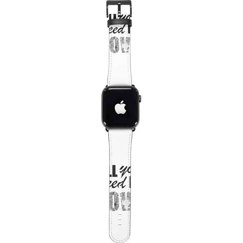 All You Need Is Love BW Apple Watch Band 42-44mm