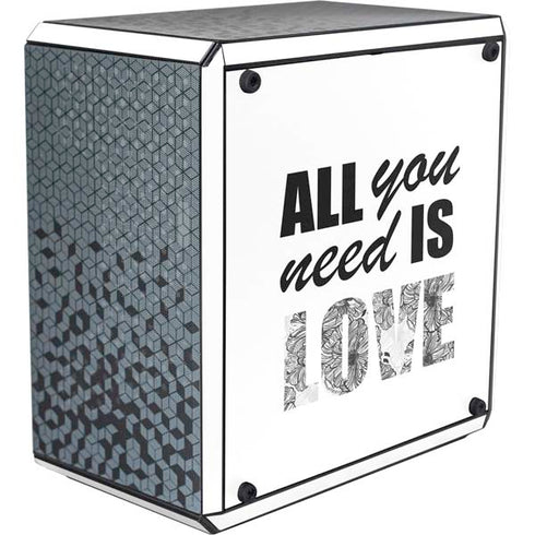 All You Need Is Love BW Cooler Master MasterBox Q300L Mini Tower Skin