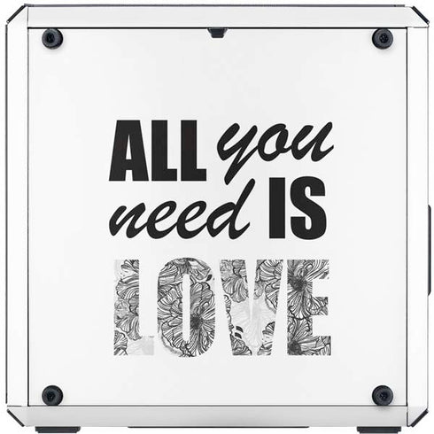 All You Need Is Love BW Cooler Master MasterBox Q300L Mini Tower Skin