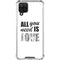 All You Need Is Love BW Galaxy A12 Clear Case