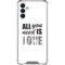 All You Need Is Love BW Galaxy A13 5G Clear Case