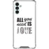 All You Need Is Love BW Galaxy A13 5G Clear Case