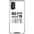 All You Need Is Love BW Galaxy A32 5G Clear Case