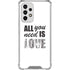 All You Need Is Love BW Galaxy A33 5G Clear Case