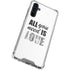 All You Need Is Love BW Galaxy A54 5G Clear Case