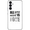 All You Need Is Love BW Galaxy A54 5G Skin