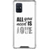 All You Need Is Love BW Galaxy A71 5G Clear Case