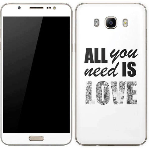 All You Need Is Love BW Galaxy J7 Skin