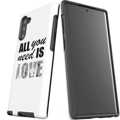 All You Need Is Love BW Galaxy Note 10 Pro Case