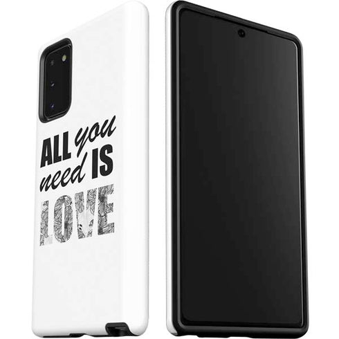 All You Need Is Love BW Galaxy Note20 5G Pro Case