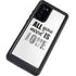 All You Need Is Love BW Galaxy Note20 5G Waterproof Case