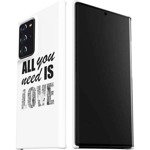 All You Need Is Love BW Galaxy Note20 Ultra 5G Lite Case