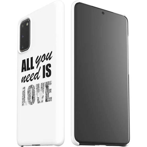 All You Need Is Love BW Galaxy S20 Lite Case