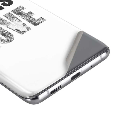 All You Need Is Love BW Galaxy S20 Plus Skin