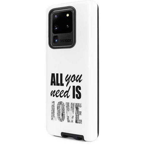 All You Need Is Love BW Galaxy S20 Ultra 5G Pro Case