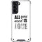 All You Need Is Love BW Galaxy S21 5G Clear Case