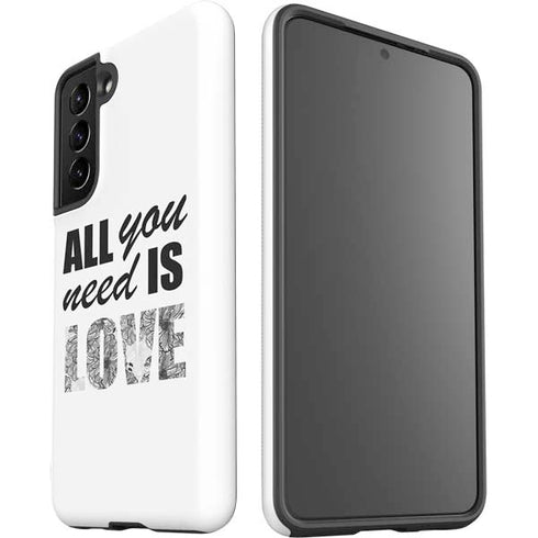 All You Need Is Love BW Galaxy S21 5G Pro Case