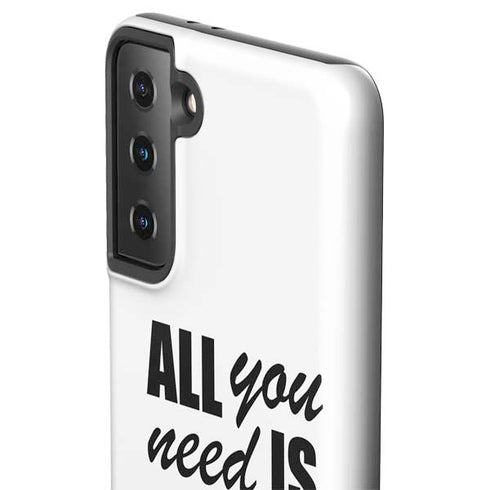 All You Need Is Love BW Galaxy S21 Plus 5G Pro Case