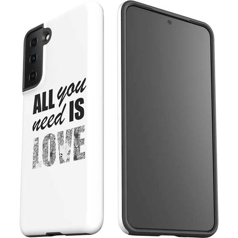 All You Need Is Love BW Galaxy S21 Plus 5G Pro Case