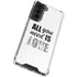 All You Need Is Love BW Galaxy S22 Plus Clear Case