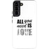 All You Need Is Love BW Galaxy S22 Plus Pro Case