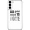 All You Need Is Love BW Galaxy S22 Plus Skin