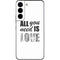 All You Need Is Love BW Galaxy S22 Skin