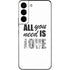 All You Need Is Love BW Galaxy S22 Skin