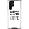 All You Need Is Love BW Galaxy S22 Ultra Clear Case