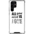 All You Need Is Love BW Galaxy S22 Ultra Clear Case