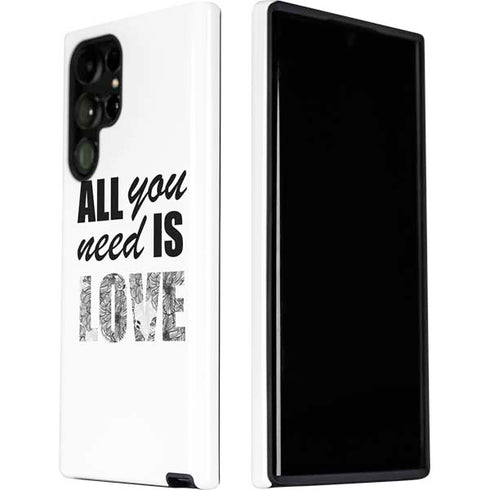 All You Need Is Love BW Galaxy S22 Ultra Pro Case